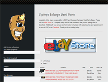 Tablet Screenshot of cyclopssalvage.com